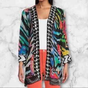 John Mark Amalfi Coast XL Sheer Kimono Duster Cardigan NWT